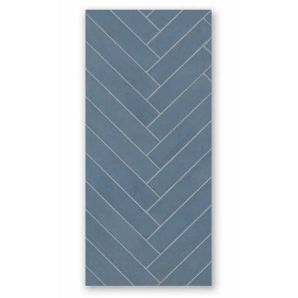 Chevron Blue Matt | 10mm X 1m X 2.4m
