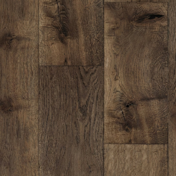 Distressed Oak Dark Oak Wood Effect Wall Panel | 1000mm x 2.4m x 10mm - installed