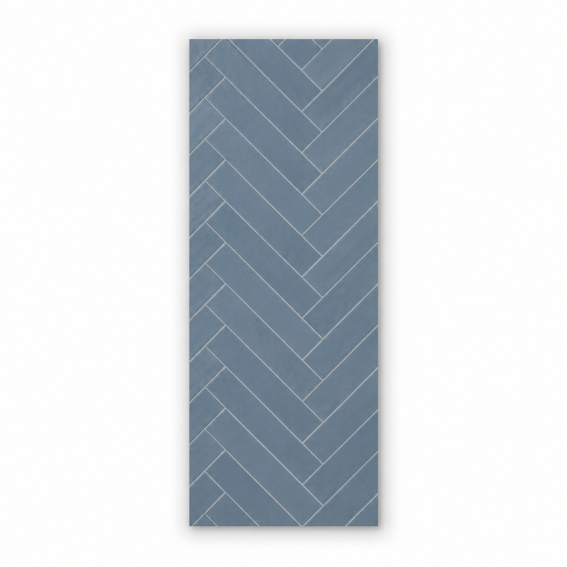 Chevron Blue Matt | 10mm X 1m X 2.4m
