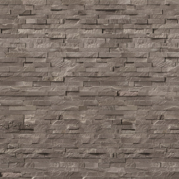 Natural Stone Anthracite Wall Panel | 250mm x 2.6m x 8mm (Pack of 4)