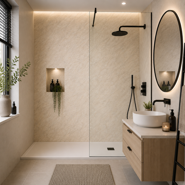 Pergamon Wall Panel | 1000mm x 2.4m x 10mm - installed