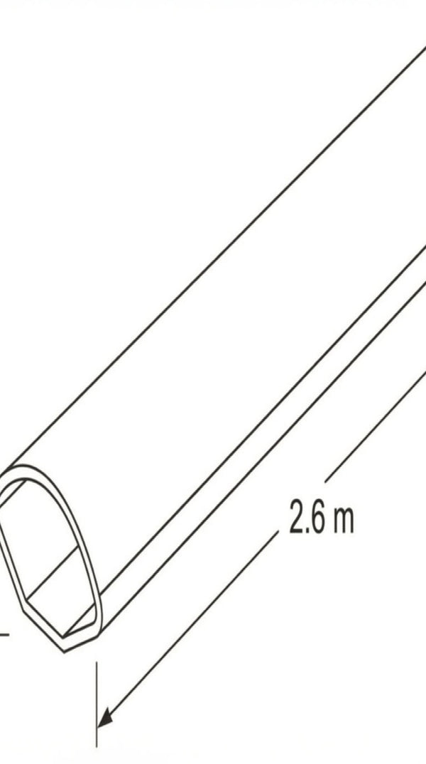 Quadrant Trim Silver | 19mm x 2.6m (Pack of 50) - installed