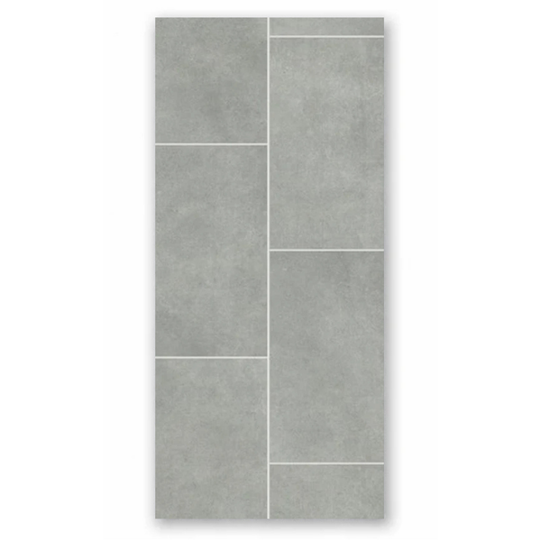 Klassic Tile Grey Matt Wall Panel | 250mm x 2.6m x 8mm (Pack of 4)