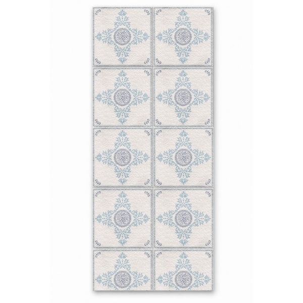 Modern Blue Tile Wall Panel | 400mm x 2.6m x 8mm (Pack of 4)