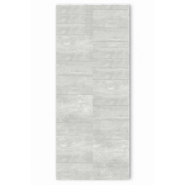 Multi Tile Medium Light Grey Wall Panel | 400mm x 2.6m x 8mm (Pack of 4)