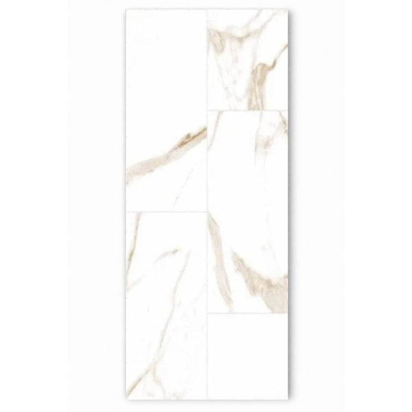 Onxy Beige Tile Effect Wall Panel | 400mm x 2.6m x 8mm (Pack of 4)