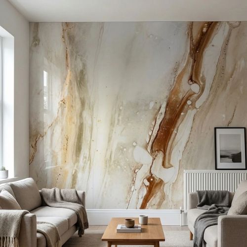 Santa Rosa Marble Wall Panel | 1000mm x 2.4m x 10mm - installed