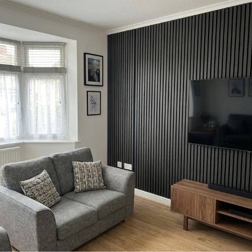 Sulcado Slat Wall Acoustic Panel | Charcoal
