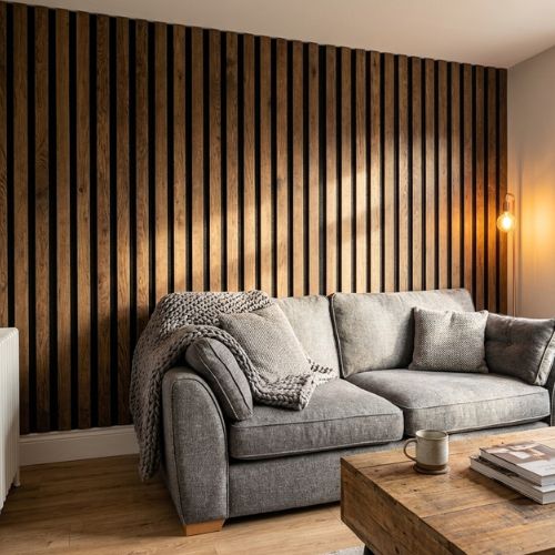 Sulcado Wall Panel Large | French Oak