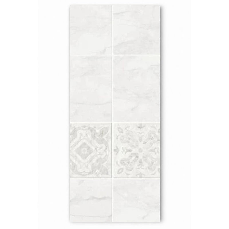 Victorian Tile Grey Wall Panel | 1000mm x 2.4m x 10mm