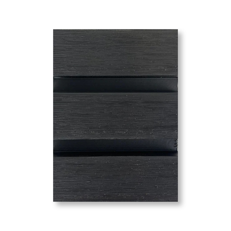 Composite Slat Cladding Panel | 2.5m | Black
