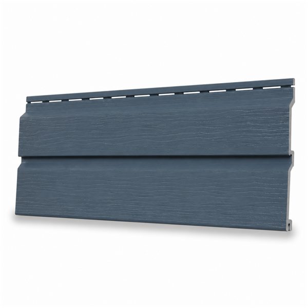 Double Embossed Empire Blue Wall Cladding 333mm x 5m