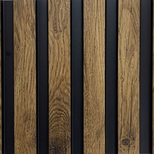 Premium Acoustic Panel | 300mm | French Oak - installed
