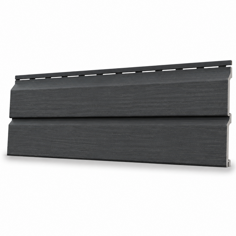 Double Embossed Platinum Grey Wall Cladding 333mm x 5m