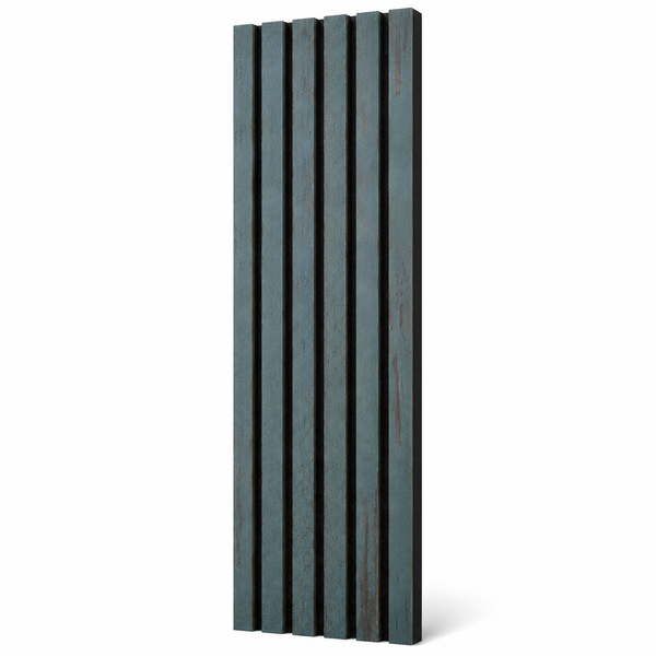 Standard Acoustic Slat Wall Panel | 600mm | Rustic Blue