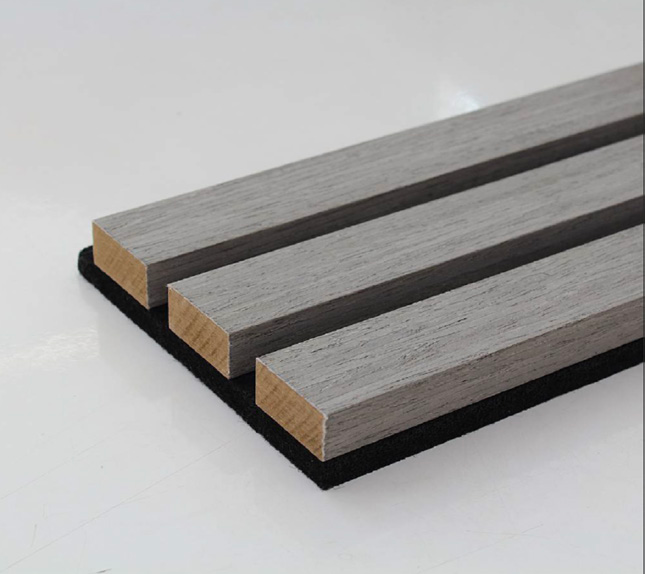 Aqua Slat Wall Panel | Waterproof Acoustic | Grey Oak | 18mm