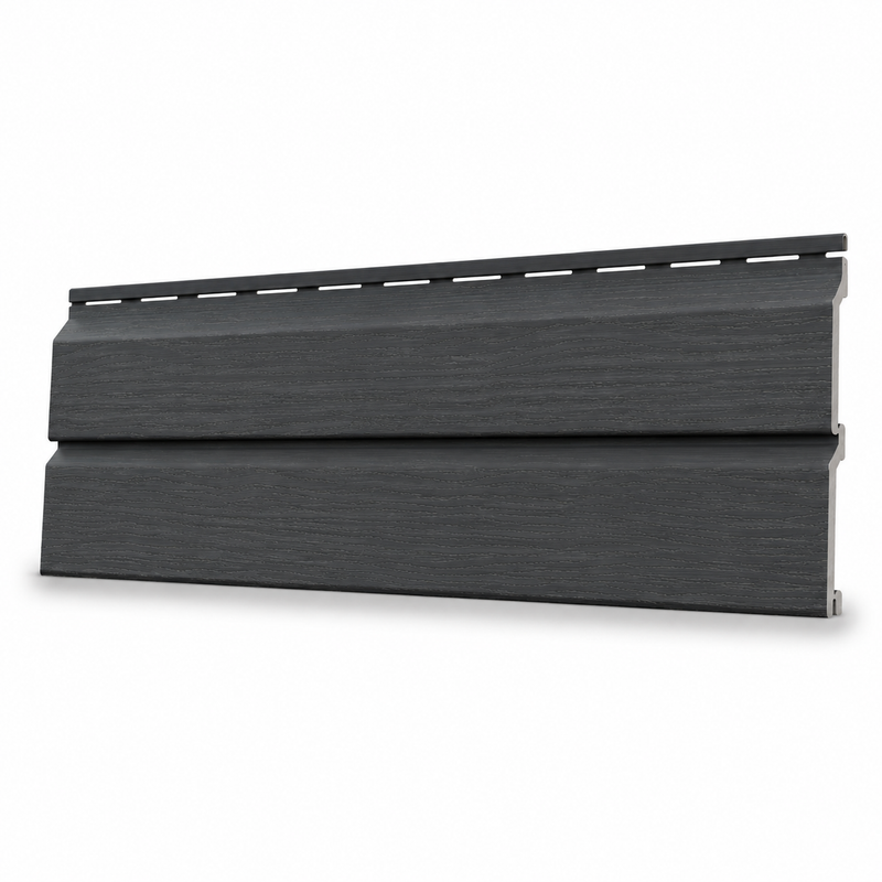 Double Embossed Anthracite Grey Wall Cladding 333mm x 5m