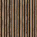 Sulcado Lite Acoustic Slat Wall Panel 2 Pack | 600mm | Burnt Hickory