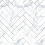 Chevron White Grey Veined Wall Panel | 250mm x 2.6m x 8mm (Pack of 4)