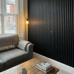 Composite Slat Cladding Panel | 2.5m | Black