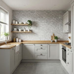 Grey Brick Matt Wall Panel | 1000mm x 2.4m x 10mm