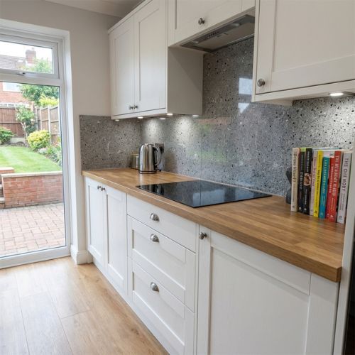 Grey Granite | 10mm X 1m X 2.4m - installed