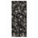 Hexagon Dream Anthracite Grey Modern Wall Panel | 1000mm x 2.4m x 10mm