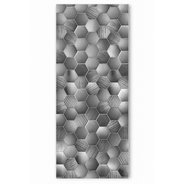 Hexagon Dream Grey Modern Wall Panel | 1000mm x 2.4m x 10mm