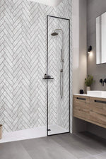 Chevron Grey Matt Wall Panel | 250mm x 2.6m x 8mm (Pack of 4)