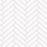 Chevron White Wall Panel | 1000mm x 2.4m x 10mm