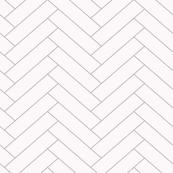 Chevron White Wall Panel | 1000mm x 2.4m x 10mm
