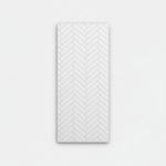 Chevron White Wall Panel | 250mm x 2.6m x 8mm (Pack of 4)