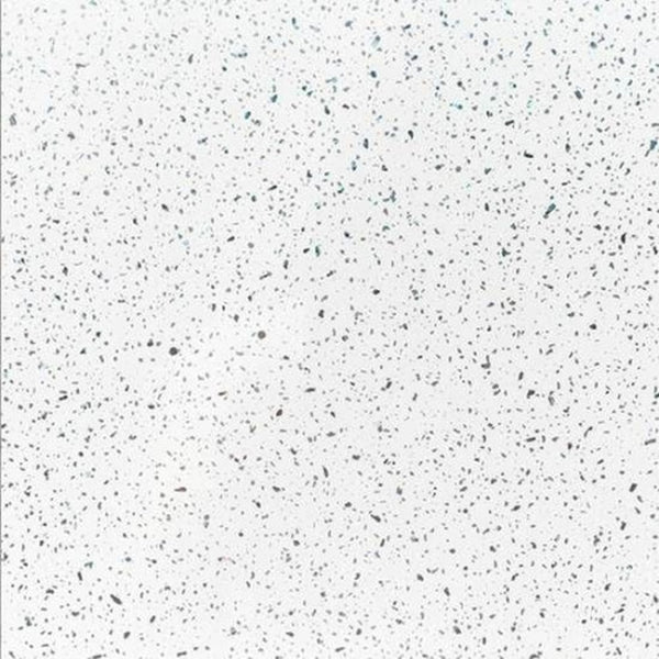White Sparkle Embedded Wall Panel | 250mm x 2.6m x 8mm (Pack of 4) - installed