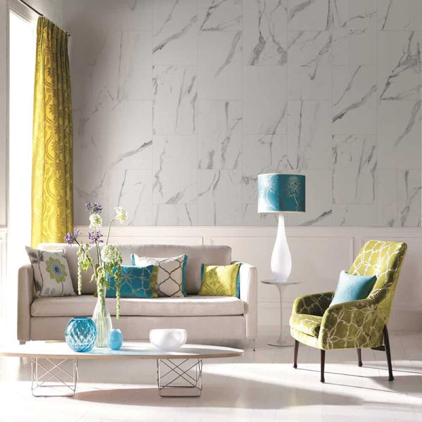 Feventa Light Grey Wall Panel | 400mm x 2.6m x 8mm (Pack of 4) - installed