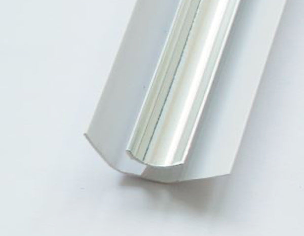 Internal Corner Trim Silver | 8mm x 2.6m