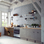 Modern Blue Tile Wall Panel | 400mm x 2.6m x 8mm (Pack of 4)