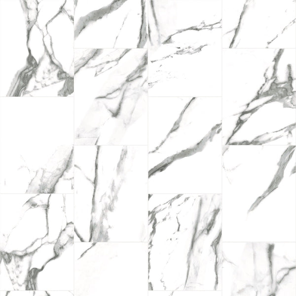 Onxy Grey Marble Effect Wall Panel | 400mm x 2.6m x 8mm (Pack of 4)