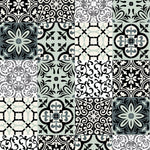 Patchwork Black Wall Panel | 250mm x 2.6m x 8mm (Pack of 4)