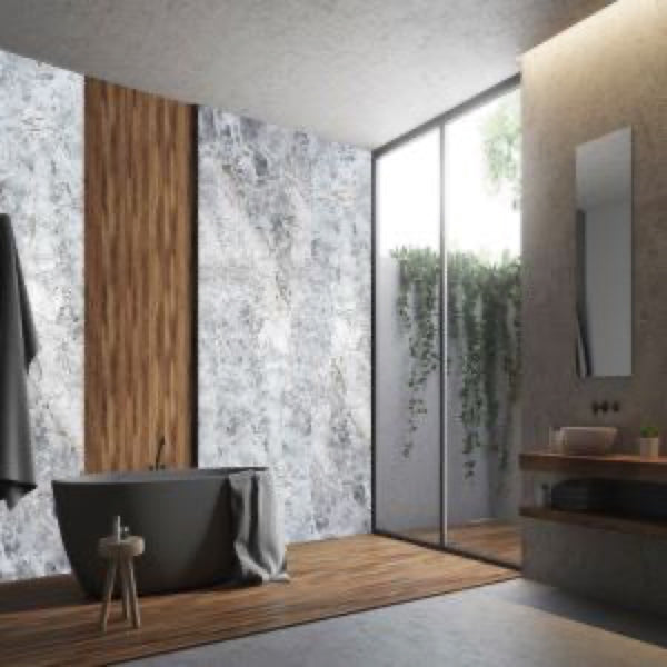 Roma Matt Modern Wall Panel | 1000mm x 2.4m x 10mm - installed