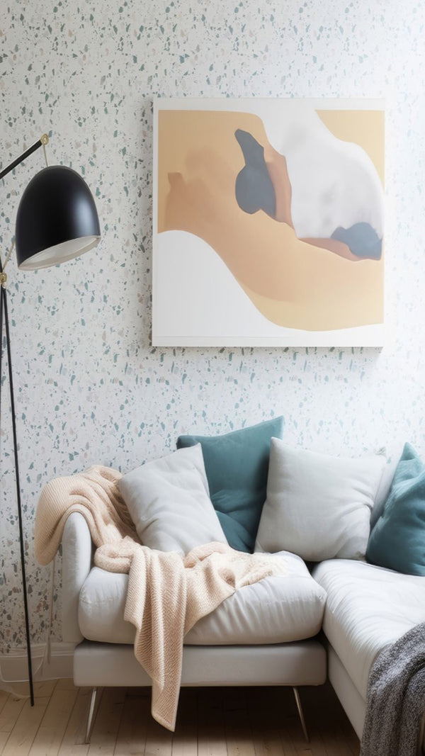 White Sparkle Wall Panel | 250mm x 2.6m x 8mm (Pack of 4) - installed