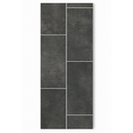 Klassic Tile Graphite Matt Wall Panel | 250mm x 2.6m x 8mm (Pack of 4)