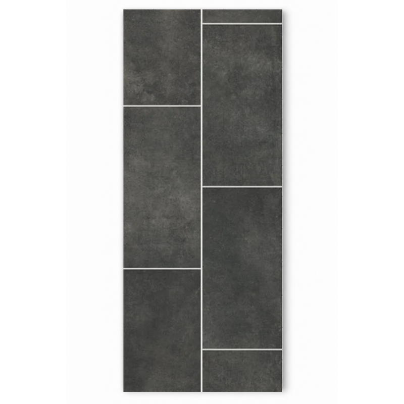 Klassic Tile Graphite Matt Wall Panel | 250mm x 2.6m x 8mm (Pack of 4)
