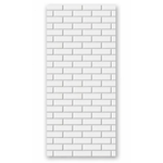 London Tile White Wall Panel | 1000mm x 2.4m x 10mm