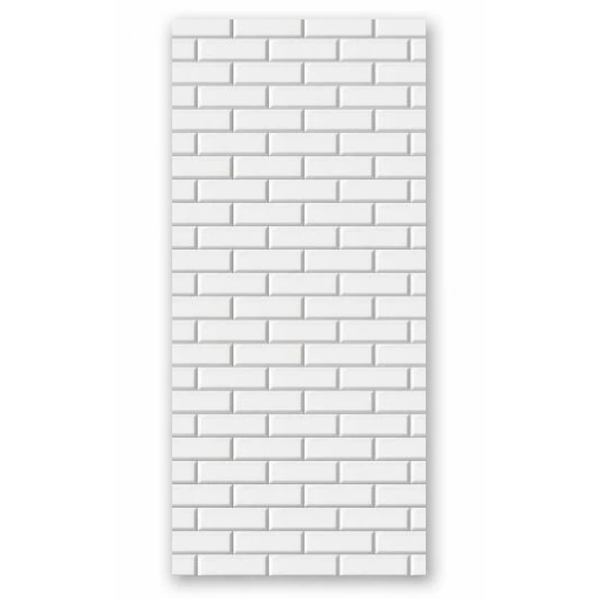 London Tile White Wall Panel | 1000mm x 2.4m x 10mm