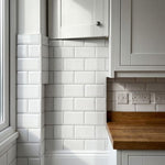 London Tile White Wall Panel | 1000mm x 2.4m x 10mm