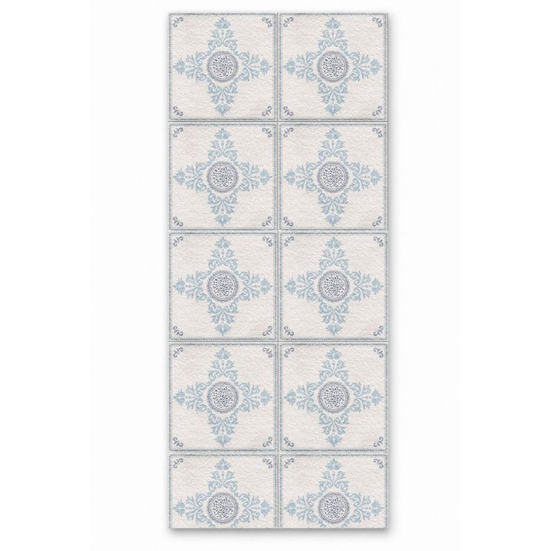 Modern Blue Tile Wall Panel | 400mm x 2.6m x 8mm (Pack of 4)