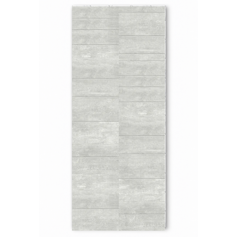 Multi Tile Medium Light Grey Wall Panel | 400mm x 2.6m x 8mm (Pack of 4)