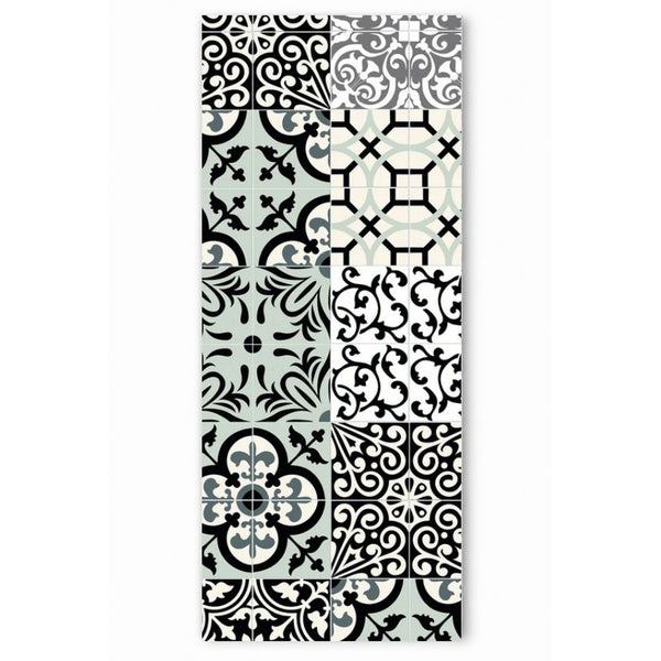 Patchwork Black Matt Wall Panel | 1000mm x 2.4m x 10mm