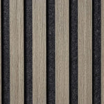 Premium Acoustic Slat Wall Panel | 600mm | Grey Oak
