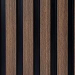 Premium Acoustic Slat Wall Panel | 600mm | Walnut